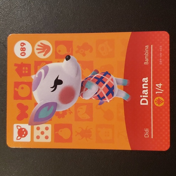 Diana 089 animal crossing ACNH Nintendo switch amiibo - Picture 1 of 1